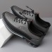 Men's Brown Casual Sneakers with Lace-Up Design Comfortable Non-Slip Walking Shoes for Daily Outdoor Activities