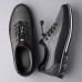 Men's Brown Casual Sneakers with Lace-Up Design Comfortable Non-Slip Walking Shoes for Daily Outdoor Activities