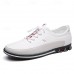 Men's Brown Casual Sneakers with Lace-Up Design Comfortable Non-Slip Walking Shoes for Daily Outdoor Activities