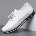 Men's Brown Casual Sneakers with Lace-Up Design Comfortable Non-Slip Walking Shoes for Daily Outdoor Activities