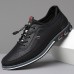 Men's Brown Casual Sneakers with Lace-Up Design Comfortable Non-Slip Walking Shoes for Daily Outdoor Activities