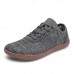 Men's Beige Mesh Barefoot Shoes Breathable, Flexible Comfort with Lace-Up Design for Outdoor & Everyday Use
