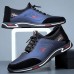 Men's Blue and Black Athletic Sneakers with Lace-Up Closure and Lightweight Sole - Stylish Sports Shoes for Running and Casual Wear
