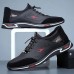 Men's Blue and Black Athletic Sneakers with Lace-Up Closure and Lightweight Sole - Stylish Sports Shoes for Running and Casual Wear