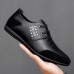 Men's White Casual Sneakers with Brown Accent - Comfortable, Trendy Style for Daily Wear