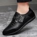 Men's White Casual Sneakers with Brown Accent - Comfortable, Trendy Style for Daily Wear