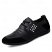 Men's White Casual Sneakers with Brown Accent - Comfortable, Trendy Style for Daily Wear