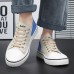 Men's Black and Orange Fashion Sneakers with Bold Print and Lace-up Design - Trendy, Casual, Ideal for Streetwear and Everyday Comfort