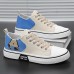 Men's Black and Orange Fashion Sneakers with Bold Print and Lace-up Design - Trendy, Casual, Ideal for Streetwear and Everyday Comfort
