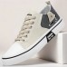 Men's Black and Orange Fashion Sneakers with Bold Print and Lace-up Design - Trendy, Casual, Ideal for Streetwear and Everyday Comfort