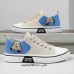 Men's Black and Orange Fashion Sneakers with Bold Print and Lace-up Design - Trendy, Casual, Ideal for Streetwear and Everyday Comfort