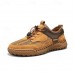 Men's Breathable Outdoor Hiking Sneakers - Lightweight Mesh Walking Shoes for Summer Trail and Adventure