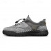 Men's Breathable Outdoor Hiking Sneakers - Lightweight Mesh Walking Shoes for Summer Trail and Adventure