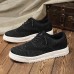 Men's Brown Knit Sneakers with White Sole and Premium Leather Accents Comfortable Casual Shoes for Everyday Wear