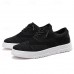 Men's Brown Knit Sneakers with White Sole and Premium Leather Accents Comfortable Casual Shoes for Everyday Wear