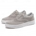 Men's Brown Knit Sneakers with White Sole and Premium Leather Accents Comfortable Casual Shoes for Everyday Wear