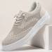 Men's Brown Knit Sneakers with White Sole and Premium Leather Accents Comfortable Casual Shoes for Everyday Wear