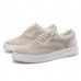 Men's Brown Knit Sneakers with White Sole and Premium Leather Accents Comfortable Casual Shoes for Everyday Wear