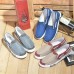 Men's Sneakers Loafers & Slip-Ons Driving Loafers Boat Shoes Casual Outdoor Daily Canvas Card color Blue Grey Spring Fall