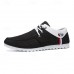Men's Black Checkered Sneakers Breathable Nylon Lace-Up Shoes for Casual and Smart-Casual Occasions