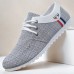 Men's Black Checkered Sneakers Breathable Nylon Lace-Up Shoes for Casual and Smart-Casual Occasions