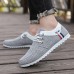 Men's Black Checkered Sneakers Breathable Nylon Lace-Up Shoes for Casual and Smart-Casual Occasions