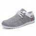 Men's Black Checkered Sneakers Breathable Nylon Lace-Up Shoes for Casual and Smart-Casual Occasions