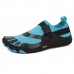 Men's Barefoot Water Shoes - Aqua Blue, Quick-Dry, Adjustable Strap - Ideal for Water Sports & Outdoor Activities