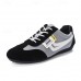 Men's Casual Beige and White Sneakers Breathable Nylon Lace-Up Shoes for Relaxed Outings and Casual Occasions