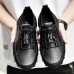 Men's White Perforated Casual Shoes with Hand-Stitched Detailing, Breathable Mesh Upper and Comfortable Slip-On Design