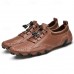 Men's White Perforated Casual Shoes with Hand-Stitched Detailing, Breathable Mesh Upper and Comfortable Slip-On Design