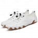 Men's White Perforated Casual Shoes with Hand-Stitched Detailing, Breathable Mesh Upper and Comfortable Slip-On Design