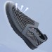 Men's Slip-On Casual Shoes with Houndstooth Pattern - Breathable Lightweight Loafers for Daily Wear and Travel