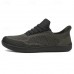 Men's Barefoot Casual Sneakers - Modern Black, Breathable Mesh, Comfort Sole - Suitable for Daily Use & Light Sports