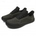 Men's Barefoot Casual Sneakers - Modern Black, Breathable Mesh, Comfort Sole - Suitable for Daily Use & Light Sports