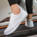 Men's Barefoot Casual Sneakers - Modern Black, Breathable Mesh, Comfort Sole - Suitable for Daily Use & Light Sports