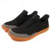 Men's Barefoot Casual Sneakers - Modern Black, Breathable Mesh, Comfort Sole - Suitable for Daily Use & Light Sports