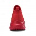 Men's Lightweight Red Slip-On Sneakers | Breathable Flyknit Upper with Comfortable Sole for Casual and Sport Activities