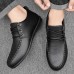 Men's White Sporty Lace-Up Shoes with Breathable Mesh and Red Stripe Accent, Perfect for Casual Wear and Athletic Activities