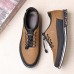 Men's Casual Lace-Up Sneakers with Comfortable Sole, Breathable Design for Everyday Wear, Ideal for Outdoor Activities and Urban Style