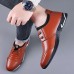 Men's Brown and Black Lace-Up Sport Sneakers Durable Sneakers for Active Men and Casual Wear