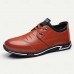 Men's Brown and Black Lace-Up Sport Sneakers Durable Sneakers for Active Men and Casual Wear