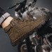 Men's Brown Leather Ankle Boots Handmade Stitching, Lace-Up Design, and Durable Non-Slip Sole for Outdoor and Casual Wear