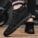 Men's Brown Leather Ankle Boots Handmade Stitching, Lace-Up Design, and Durable Non-Slip Sole for Outdoor and Casual Wear