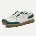 Men's Dress Sneakers Leather Slip Resistant Lace-up White