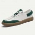 Men's Dress Sneakers Leather Slip Resistant Lace-up White