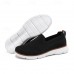 Men's Slip-On Knit Sneakers, Breathable Mesh Upper with Comfortable Fit, Casual Lightweight Shoes for Everyday and Outdoor Activities