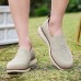 Men's Slip-On Knit Sneakers, Breathable Mesh Upper with Comfortable Fit, Casual Lightweight Shoes for Everyday and Outdoor Activities