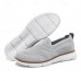 Men's Slip-On Knit Sneakers, Breathable Mesh Upper with Comfortable Fit, Casual Lightweight Shoes for Everyday and Outdoor Activities
