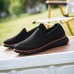Men's Slip-On Knit Sneakers, Breathable Mesh Upper with Comfortable Fit, Casual Lightweight Shoes for Everyday and Outdoor Activities